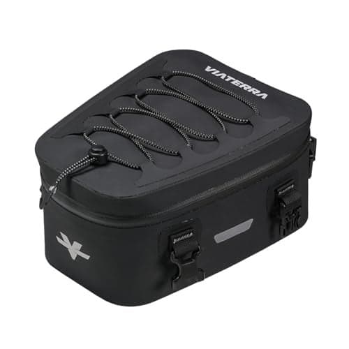 ViaTerra 100% Waterproof 6L Tailbag I Universal motorcycle seat bag I No outer rain cover or inner liner needed