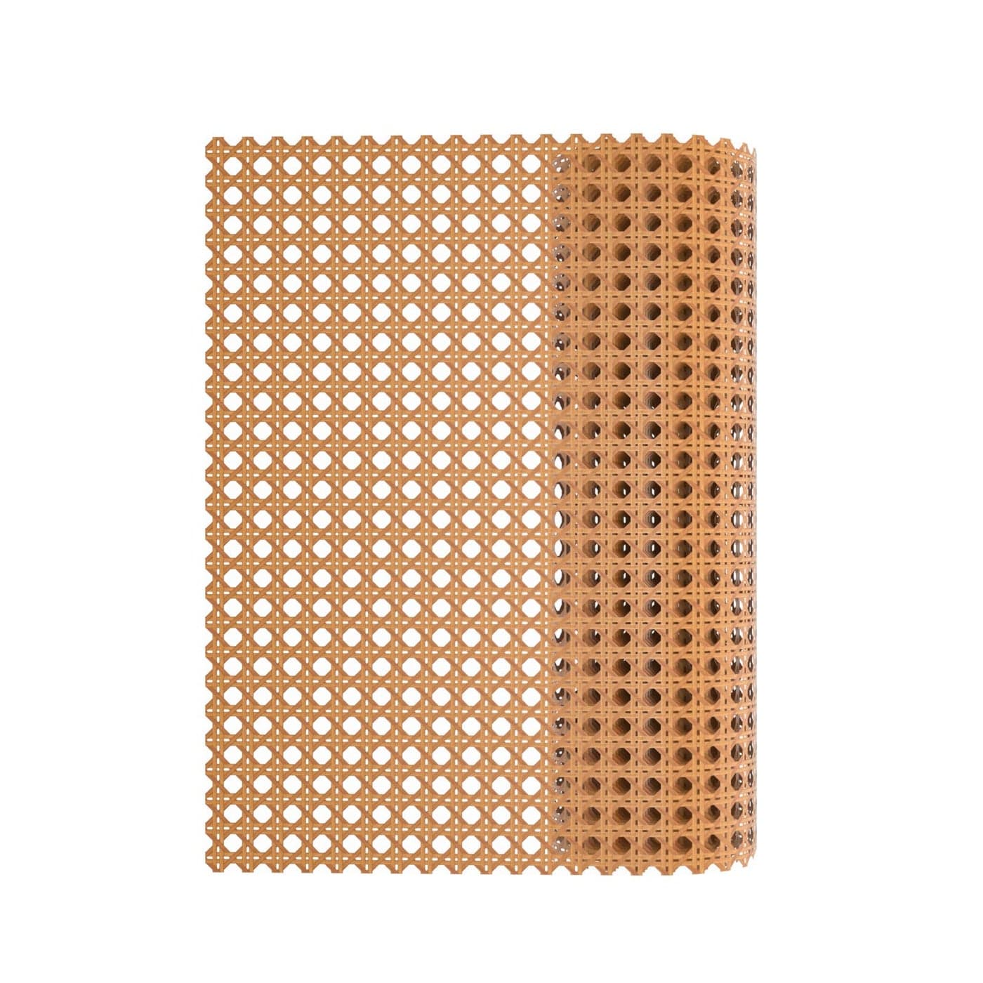 16 x65FT Plastic Rattan Cane Webbing Woven Open Mesh Cane Net Roll for DIY Caning Furniture Decor Projects Chair Cabinet Ceiling and Door79x16 in