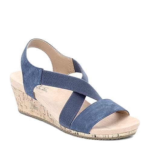 LifeStride Women's MEXICO Sandal, navy, 9 M US