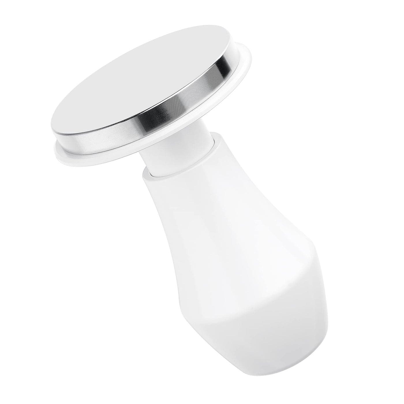 Normcore Coffee Tamper 533 mm White Pressure Regulating Barista Stamp with 15 lb 25 lb 30 lbs Contact Pressure Aluminium Handle Mat Diameter 533 mm