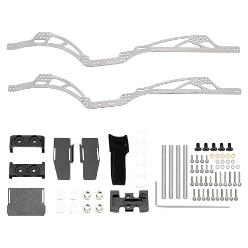 MEUS RACING SCX24 LCG Chassis TC4 Titanium Frame for Axial SCX24 Gladiator AXI00005 124 RC Crawler Upgrades Gladiator
