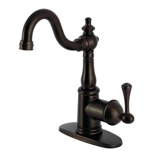 Kingston Brass KS7495BL English Vintage Bar Faucet, Oil-Rubbed Bronze, 11.06 x 6.25 x 2.38