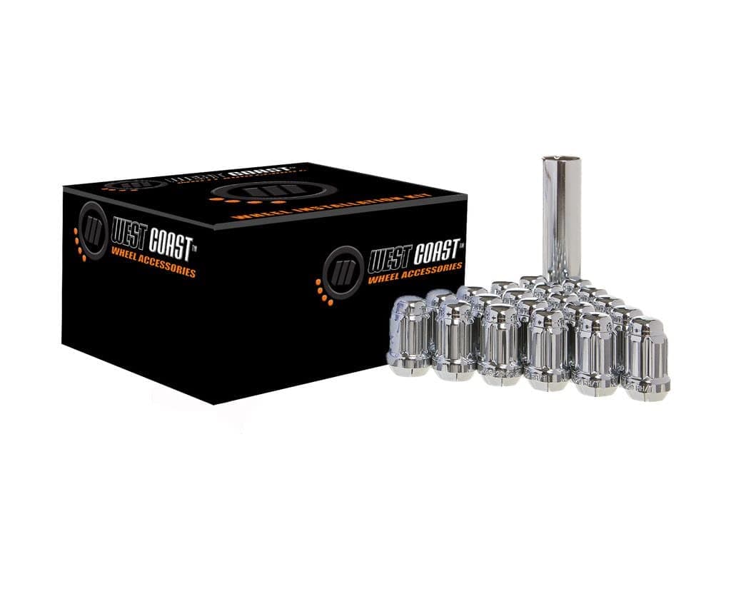 W55015S 12 mm x 1.5" Spline Closed End Wheel Lug Nut Installation Kit - 5 Lug