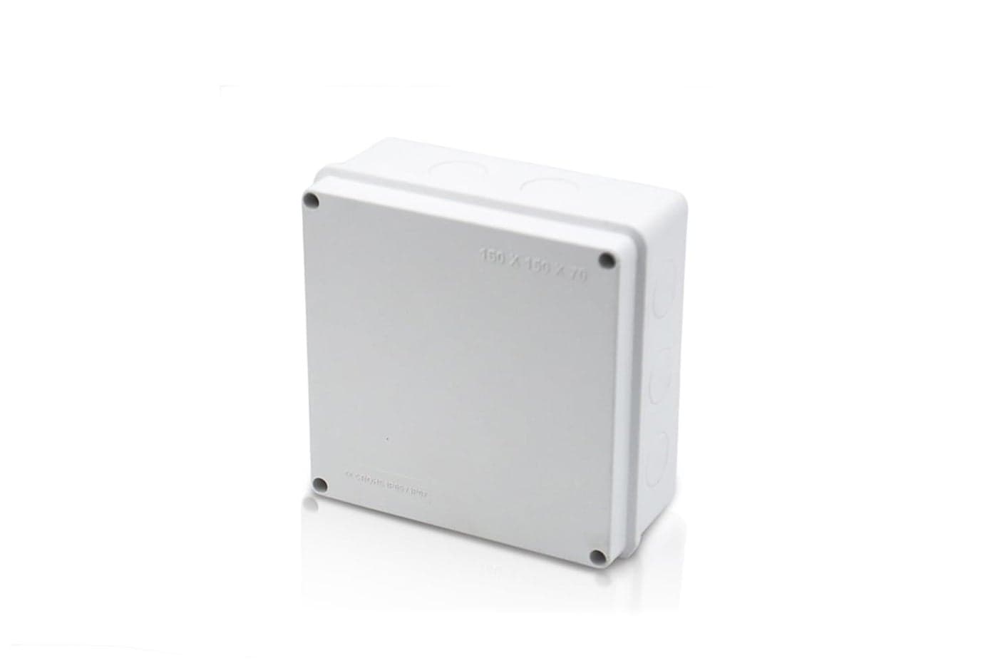 GLOBOMOTIVE ABS Junction Box - Waterproof Electronic Project Box Enclosure Case for Electronic Projects, Outdoor, Indoor (150 x 150 x 70 mm)
