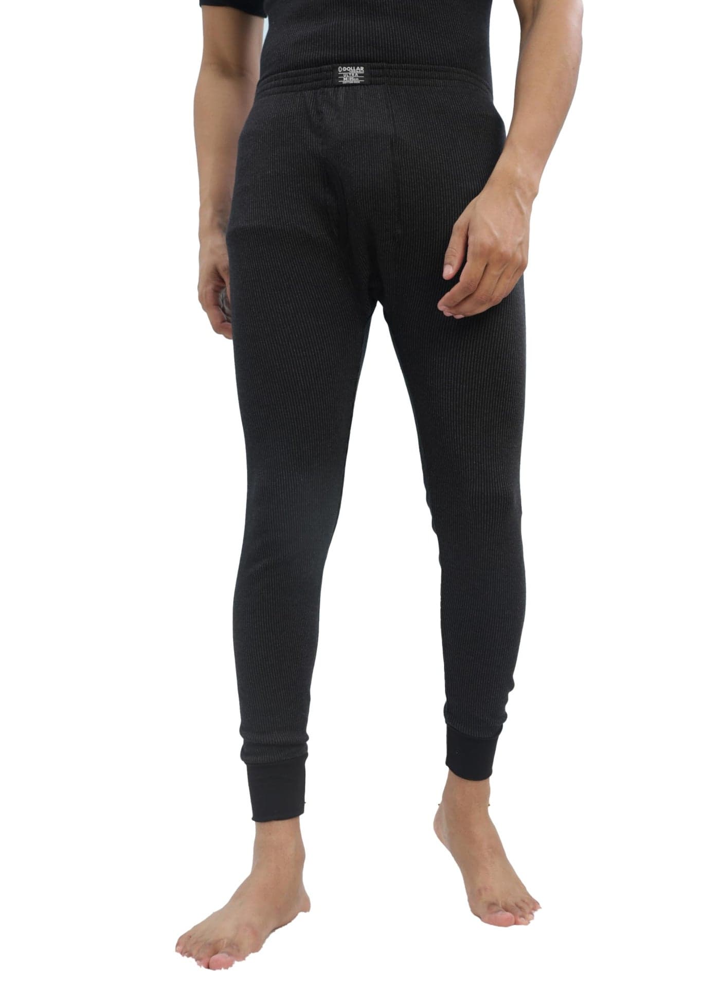 Dollar Ultra Combed Cotton Men Thermal Pyjama Black