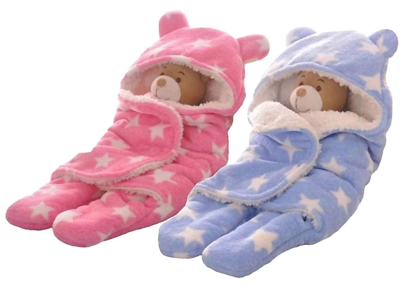 BRANDONN Baby Blanket Newborn Gift Pack of Swaddle Wrapper, 0-9 Months, Length 68 cm x Width 68 cm