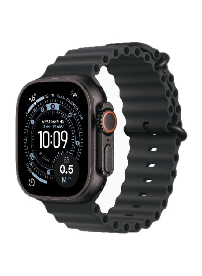 Watch Ultra 3 GPS + Cellular 49mm (International Version) Black Titanium Case With Black Ocean Band