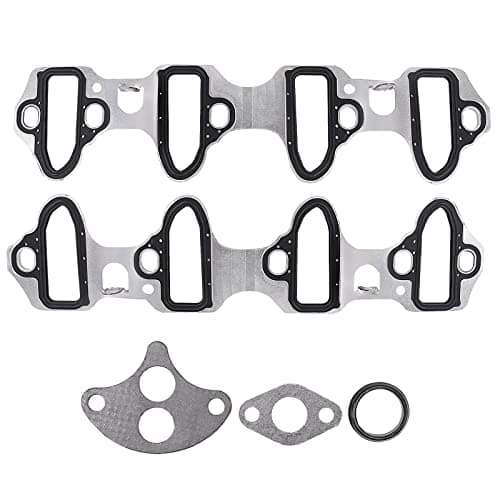 Intake Manifold Gasket Set - Compatible with 4.8L 5.3L 6.0L Chevy Silverado, Suburban, Tahoe, GMC Sierra, Yukon, Savana, Cadillac Escalade - Replace 89060413 MS98016T