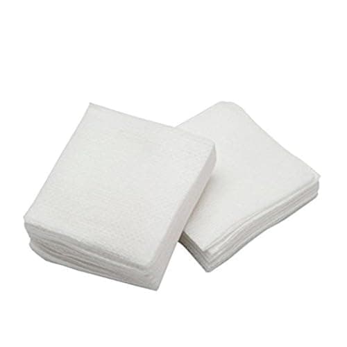 R Tee Ultra Soft Non Woven Disposable Face Cleaning Cloth, Beauty Towel, Dry Wipe, Durable for Cleansing, Facial, Makeup Removal, Multipurpose Tissue Napkin (50 Sheets/Pack-6x6 Inches)- Pack of 2