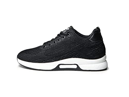 Conzuri Official V2 Cloud Runners Shoes for MenHeight Increasing Shoes Elevate Your Height by 24 Inches Lightweight NonSlip Casual and Fashion Sneakers Stealth Black