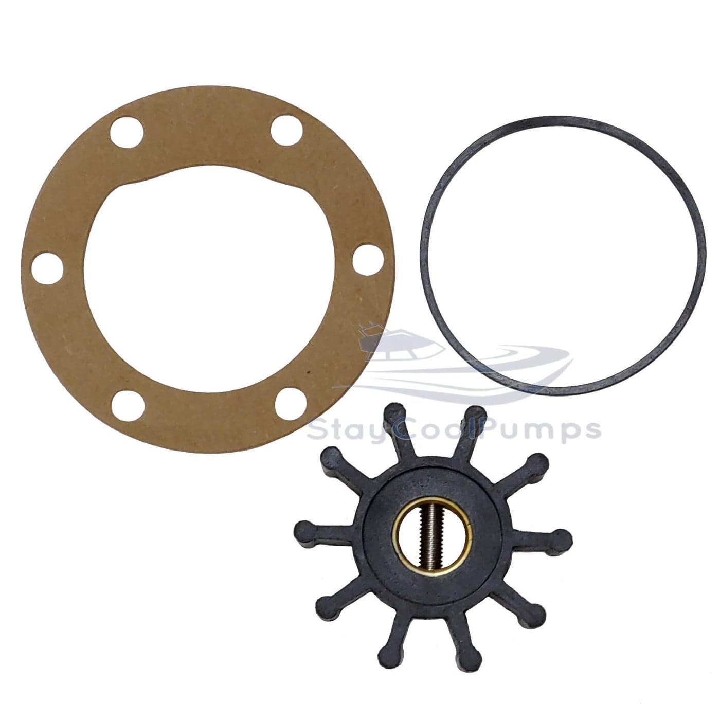 StayCoolPumps SCP18673 Impeller Kit Replaces Jabsco 186730001P Northern Lights 2512009 Sierra 233315