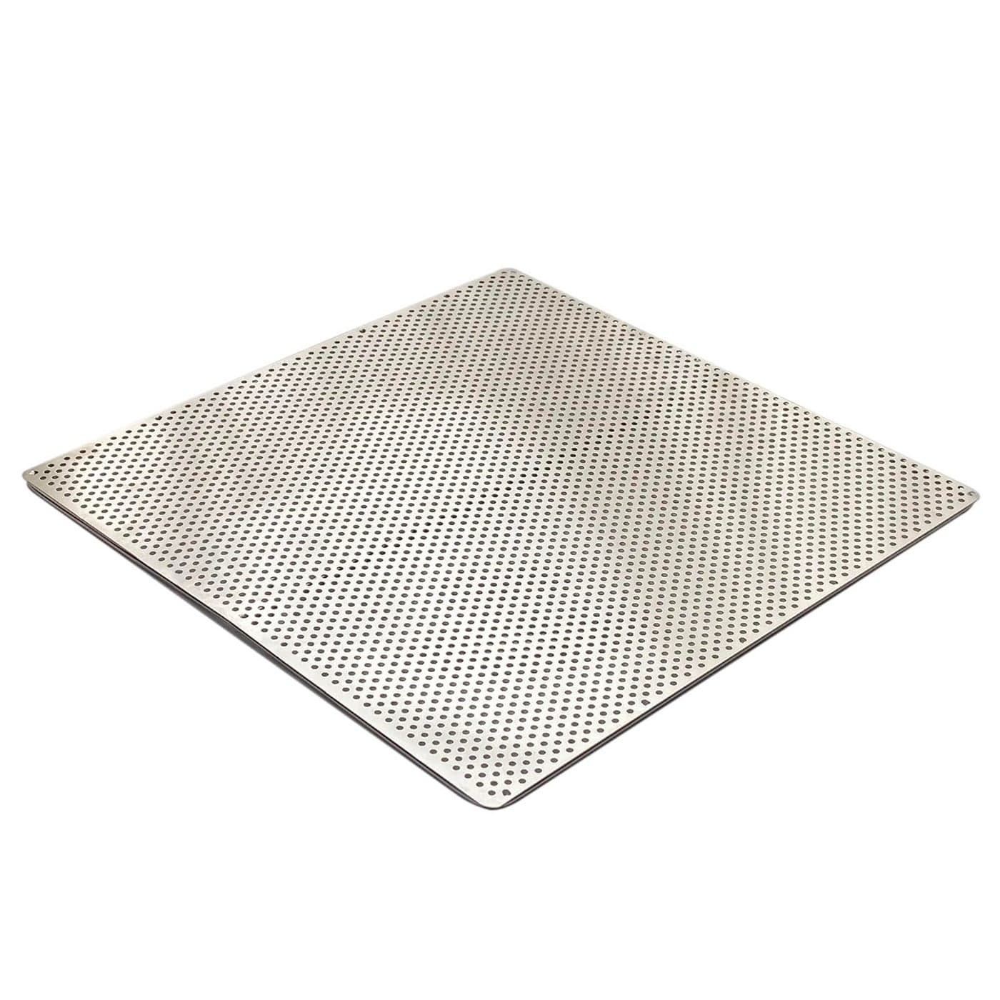 Sunrise Kitchen Supply Stainless Steel Fryer Screen Solid Screen 135 x 135