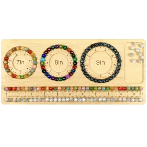 Petoysoso Bead Boards for Jewelry Making Bamboo Beading Board for Jewelry Bracelet Bracelet Bead BoardBead TrayBeading Jewelry Making Supplies