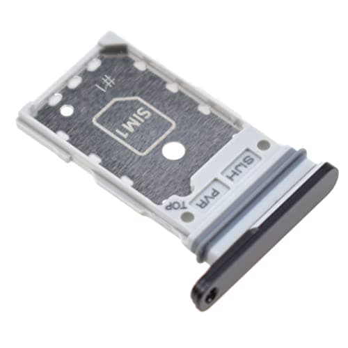Dual SIM Card Tray for Samsung Galaxy S22 Ultra 5G SM-S908B SIM Card Holder for SM-S908B SIM Card Slot Replacement for SM-S908U SM-S908U1 Phantom Black