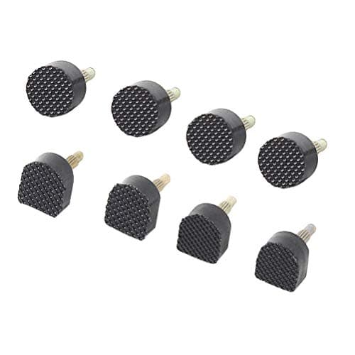 HEALLILY High Heel Tips Stiletto Repair Shoe Heel Caps Heels Tips Replacement Dowels for Heels Soles 30 Pairs/Pack(Assorted Size)