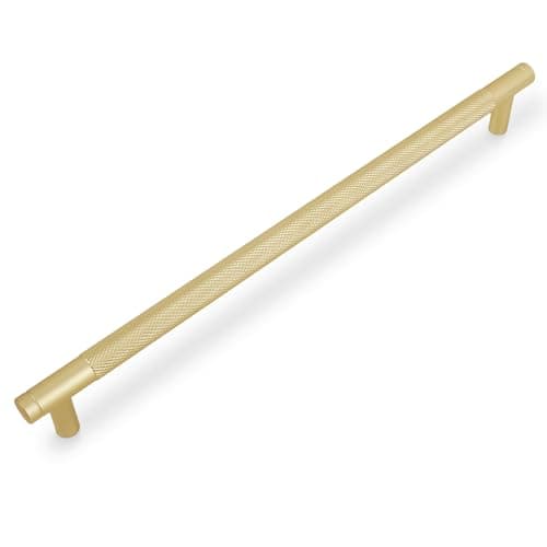 BUKOBYHE 30 Pack 10 Inch Brushed Gold Kitchen Cabinet Handles Knurled Cabinet Pulls Gold Drawer Pulls Cabinet Hardware