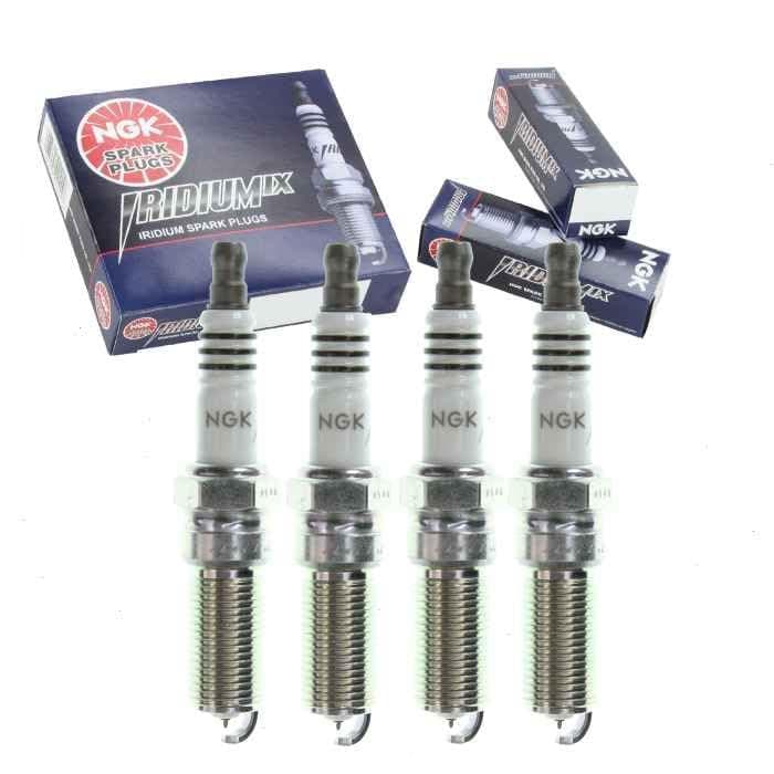4 pc NGK Iridium IX Spark Plugs compatible with Ford Focus 20L 23L L4 20122017