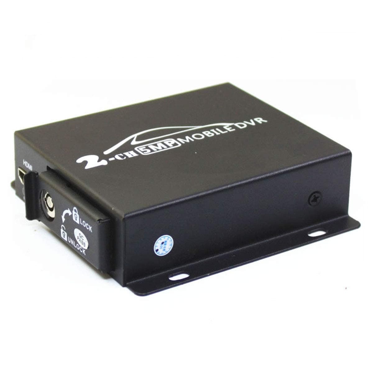 Mini Car Mobile DVR 2CH 1080P AHD with Dual SD Slots Remote for CarTruckTaxiMotorcycle