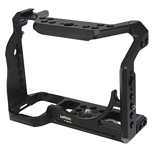 Leftfoto a7s3 a7siii Camera Full Cage for Sony Alpha 7S III A7S III A7SIII A7S3Extension Mount Microphone Fill Light Bracket Filming Accessorieswith Cold ShoeWrench