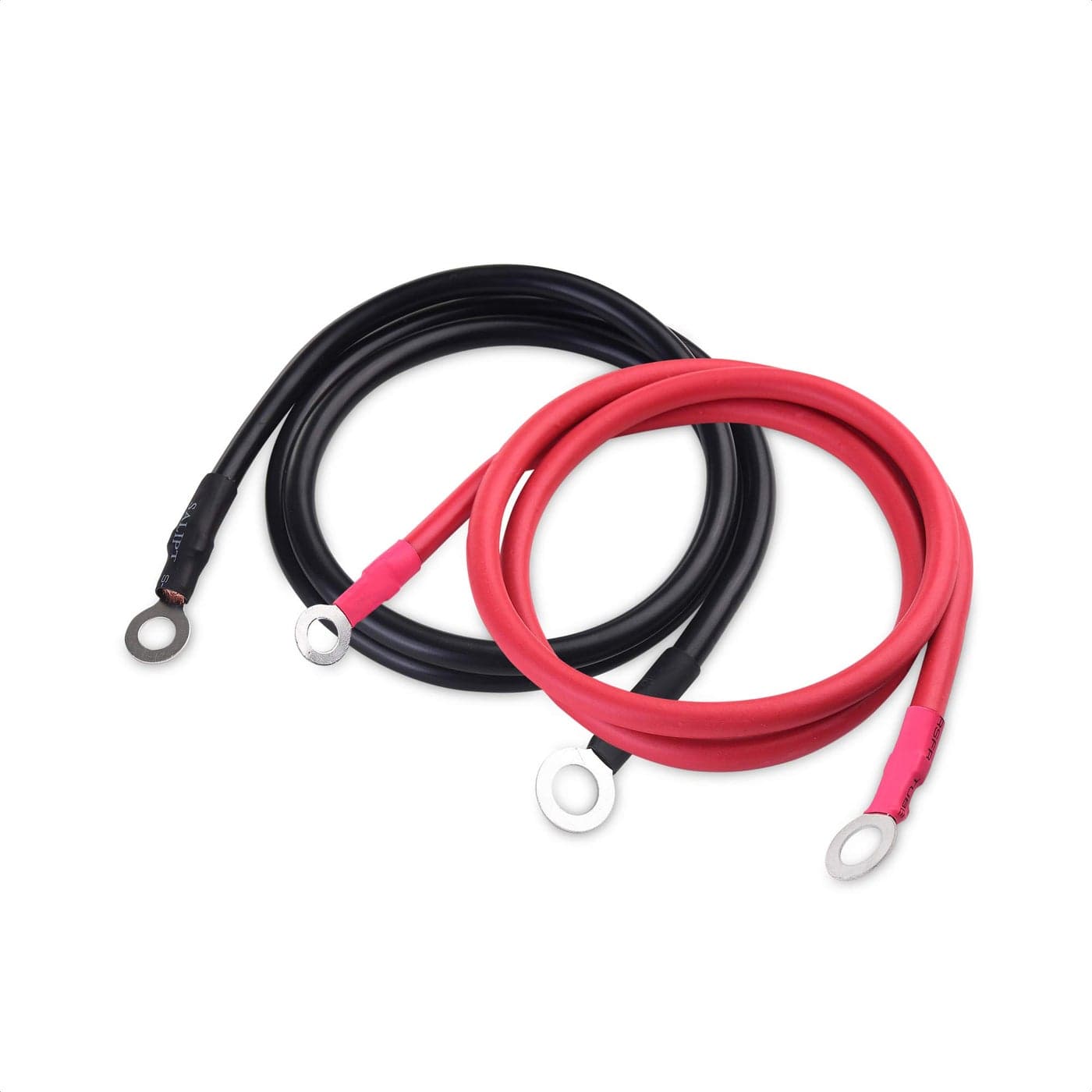 Cable Matters 6 Gauge Battery Cable Inverter Power Cable with OxygenFree Copper 3 Feet Black Red 2 Piece Set