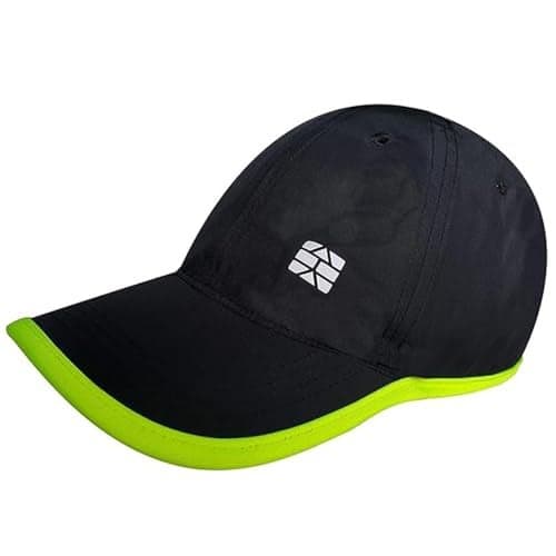 teknik Unisex Quick-Dry Dry Fit Ultralight Water Resistant Sports Cap (Fluro Green, Free Size)