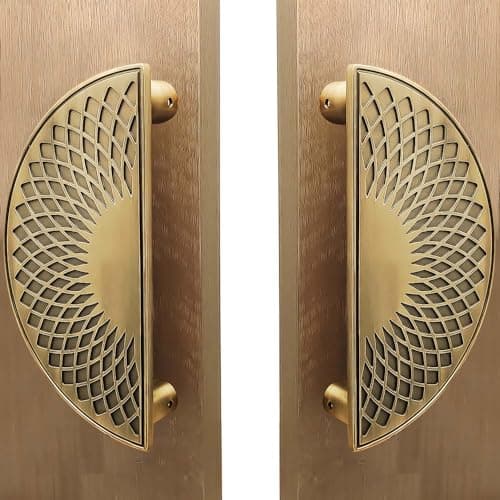 VOLO Main Door Handle/Door Handles for Main Door/Glass Door Handle/Pull Handles, for Home/Office/Hotels(Model- S-620) (Pack of 1 Set) (96mm (4"), Antique Brass)