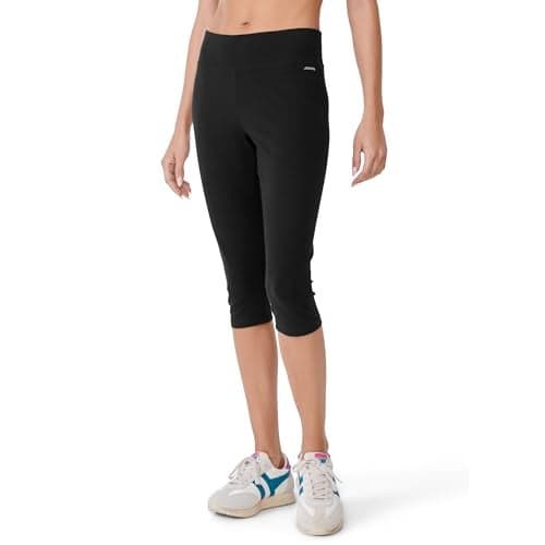 Jockey Women's Activewear Cotton Stretch Judo Legging, Black, M