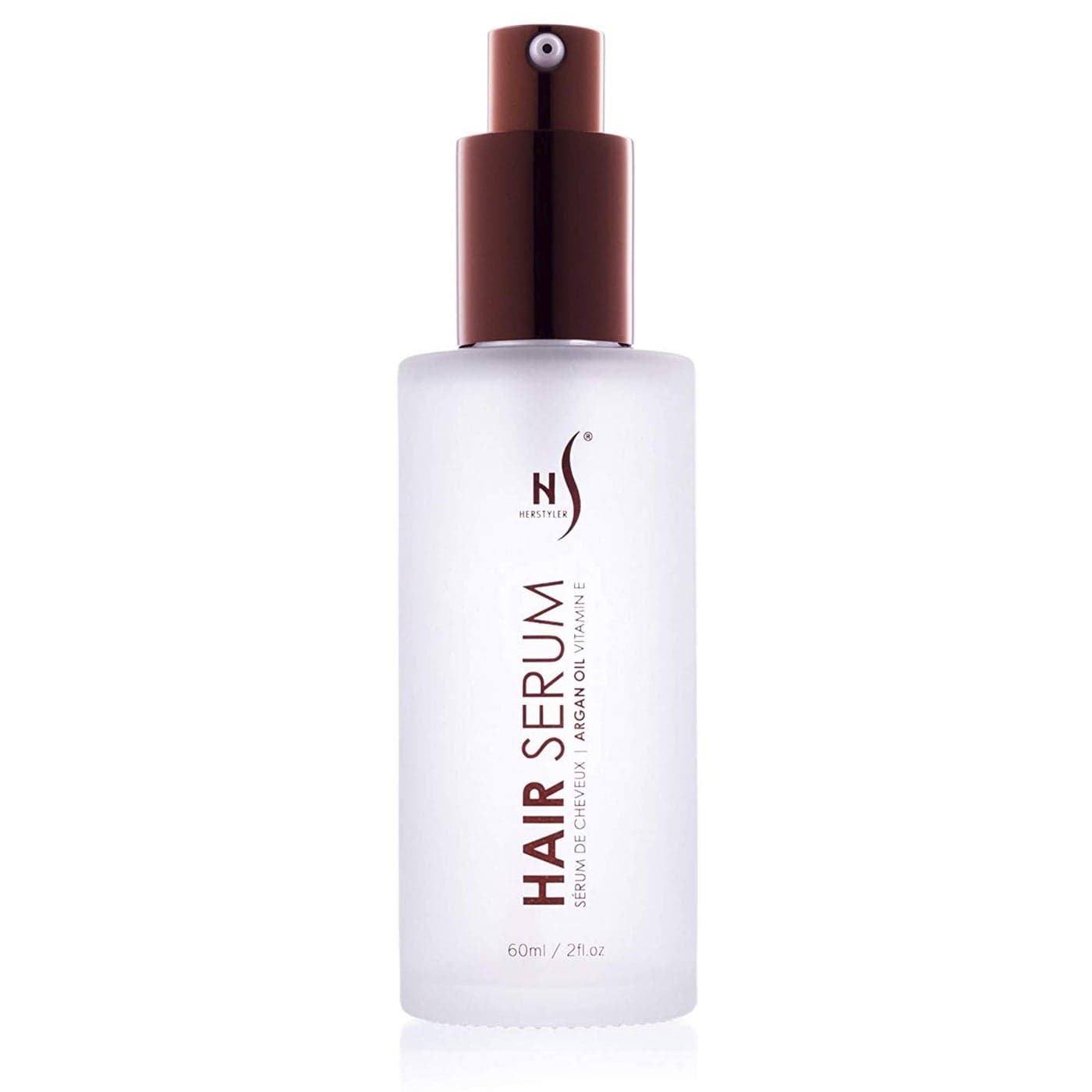 HerStyler Hair Repair Serum Argan Oil Hair Serum for Frizzy and Damaged Hair For Frizz Styling and Shine 2 Fl Oz Pack of 1