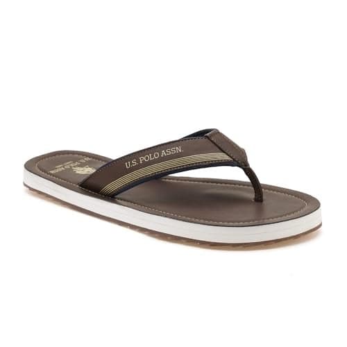 U.S. POLO ASSN. Mens Ovi 3.0 Slipper - (Uk9) (Us10) (2Fd24993K04), Brown