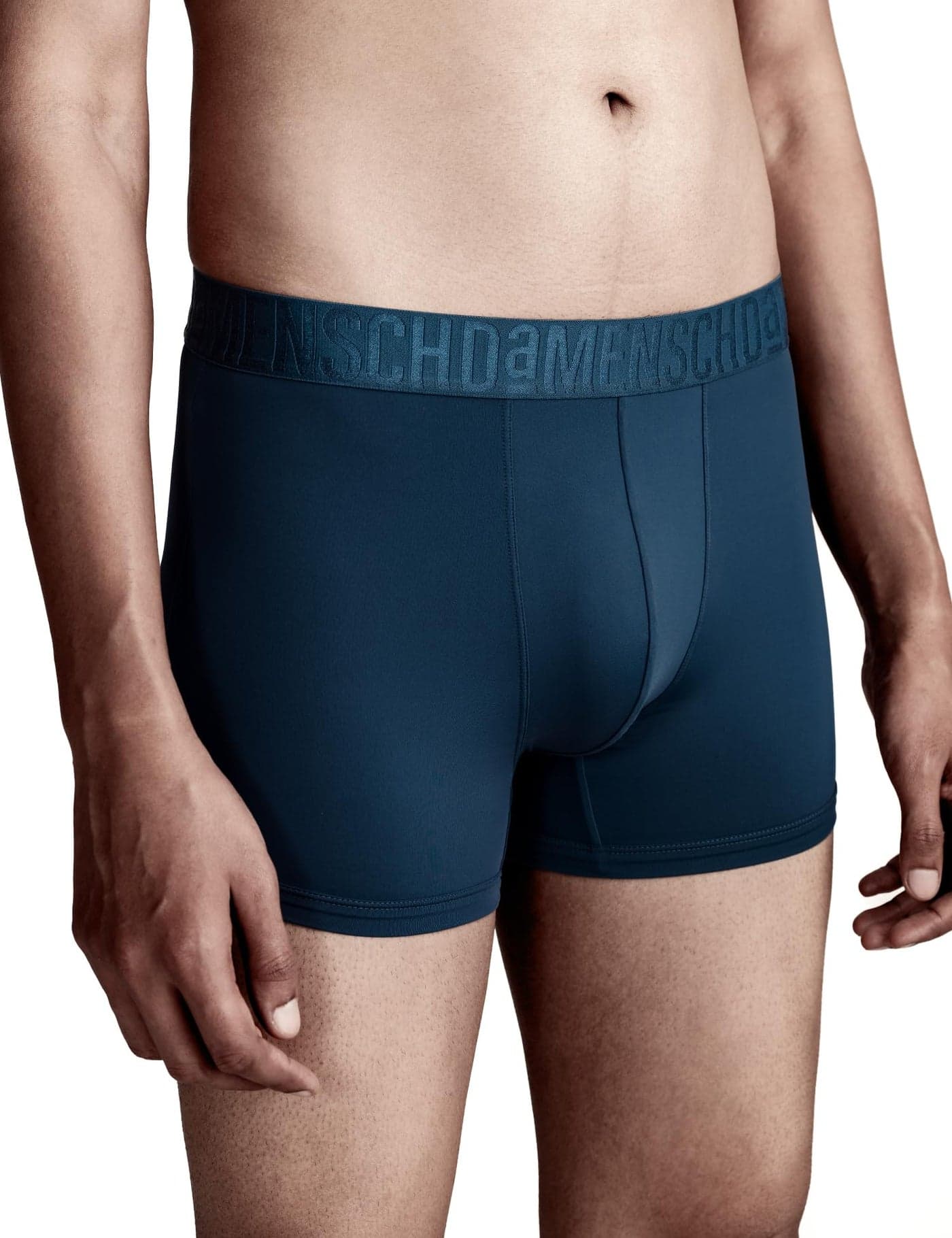 DAMENSCH Unreal Trunk for Men, Microfiber Spandex Underwear for Men, Ultra-Lightweight, Soft No-Curl Waistband Mens Trunk, Anti-Static Mens Trunks, Mid-Rise Underwear for Man-Pearl Teal-XL