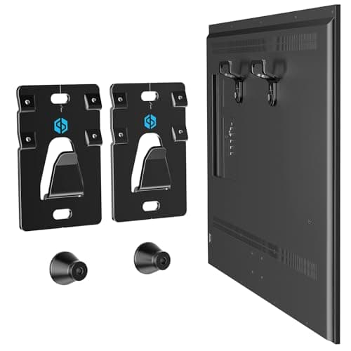 Supcline No Stud TV Wall Mount for Most 26100 inch TVs Up to 200lbs Drywall No Drill TV Mount 118 Low Profile Studless Wall Mount tv Bracket Easy Install