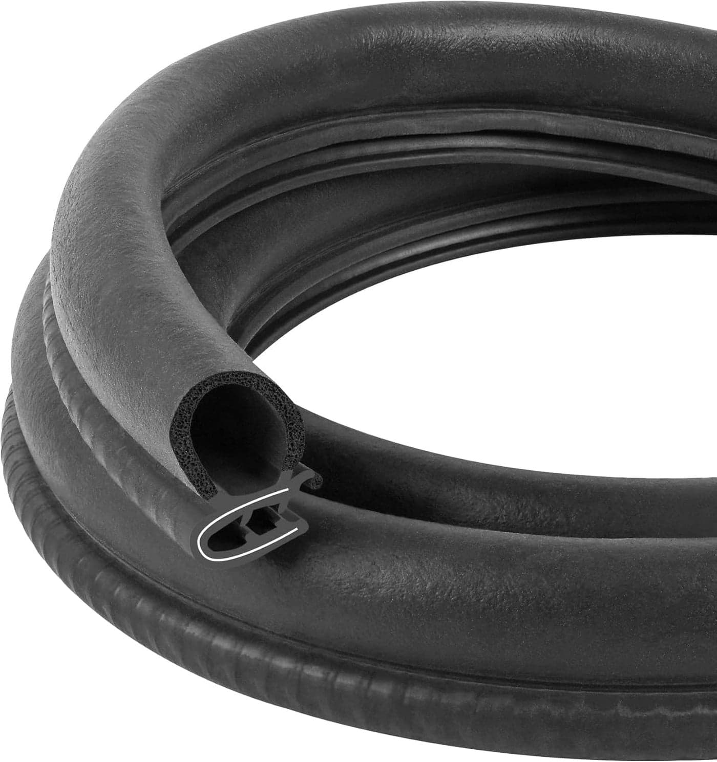 Kikerike Car Door Rubber Seal Strip Trim Seal (10Ft)