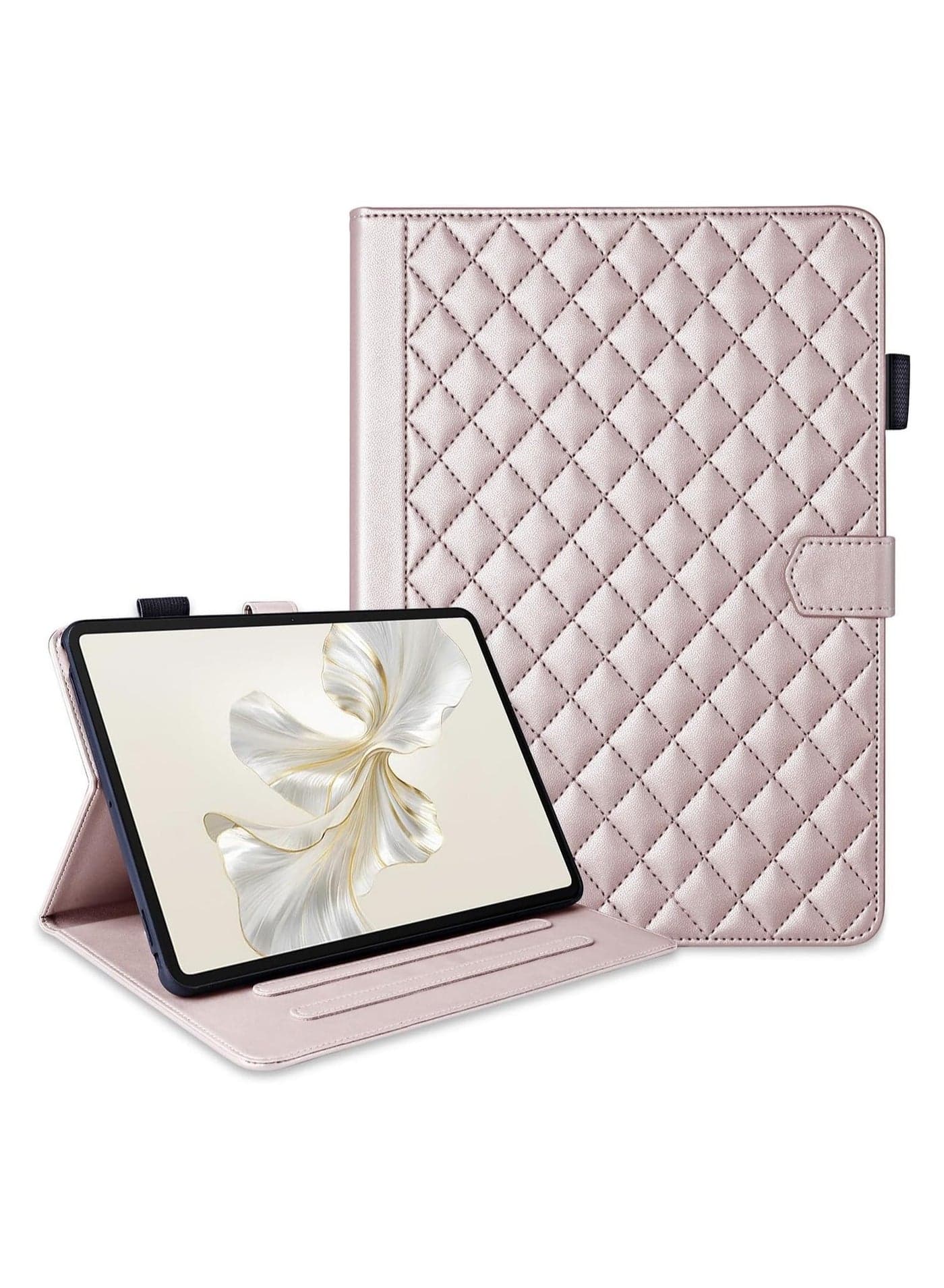 Tablet Leather Case Compatible with Honor Pad 9 12.1 inch 2023 PU and TPU Stand Case with Card Slot Shockproof Case Slim Tablet Case