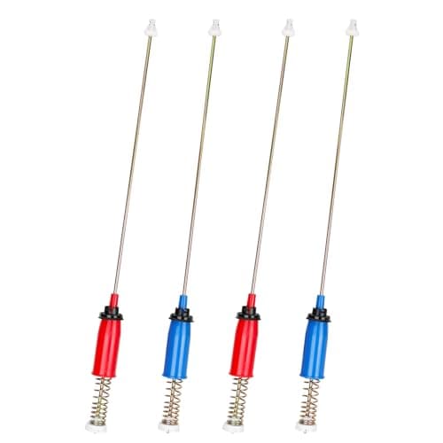 WH16X10158 WH16X10159 Washer Suspension Rod Set (4Pcs), Replace PS3654190 PS3654191 2754602 AP5632455, Fit for GE and Hotpoint Washer GTWN4250D0WS GTWN4250D1WS HSWP1000M4WW GCWP1800D1WW