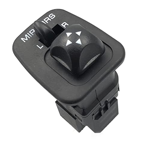 DEVMO Power Mirror Control Switch Compatible with Fo-rd Excursion Expedition Escort F(150) F250 F350 Super Duty Thunderbird Windstar Replaces# F65Z17B676AB 901-319 Front Driver Side Door