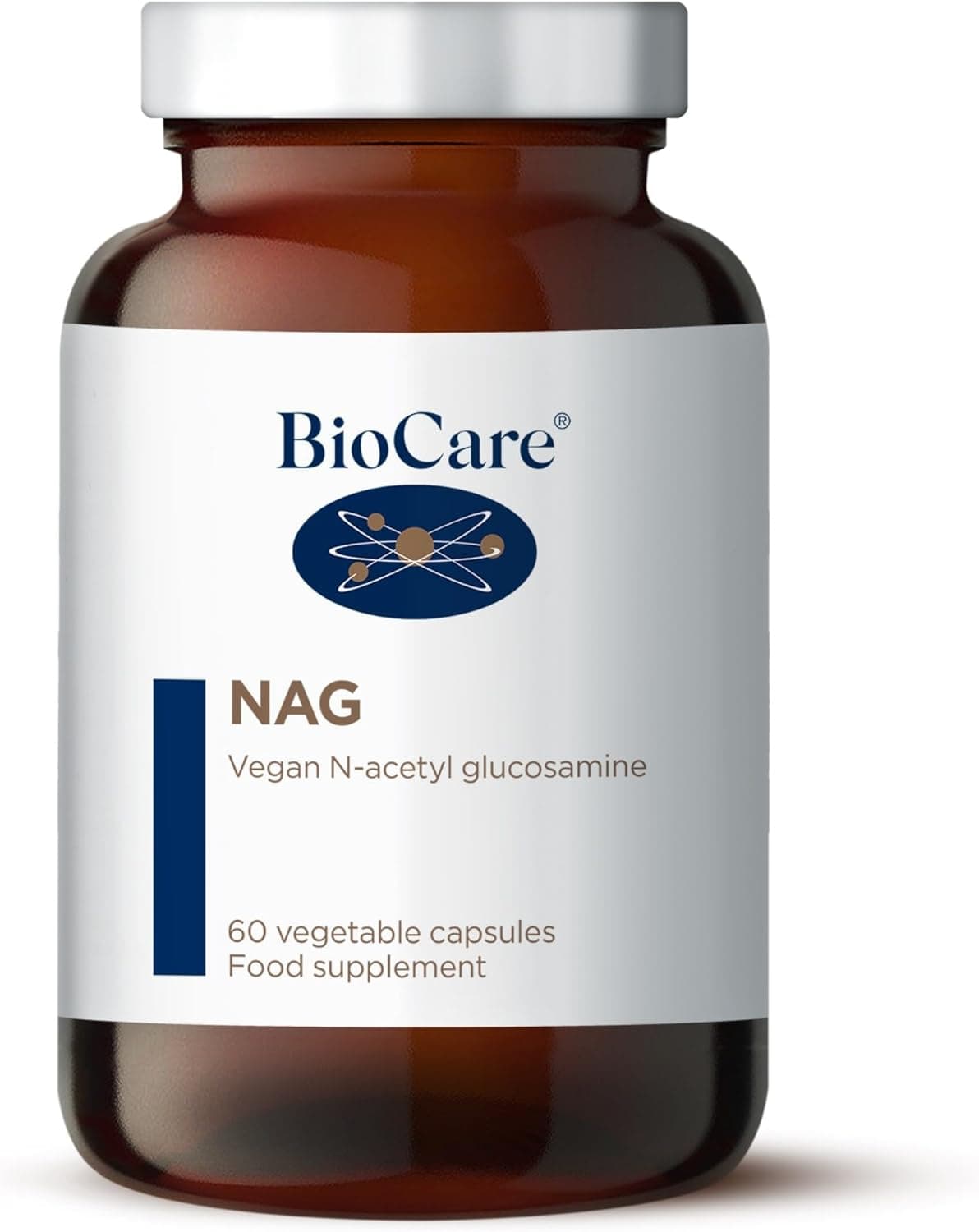 BioCare NAG NAcetyl Glucosamine 1000mg NAG per Daily Dose 60 Capsules