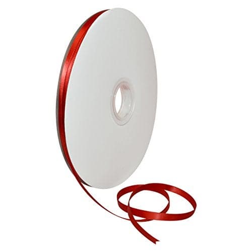 Morex Ribbon Double Face Satin Ribbon 14 X 100 YD Red Ribbon for Gift Wrapping Birthday Gift Cards Satin Dress for Women Silk Ribbons for Crafts Wedding Gifts for Couple