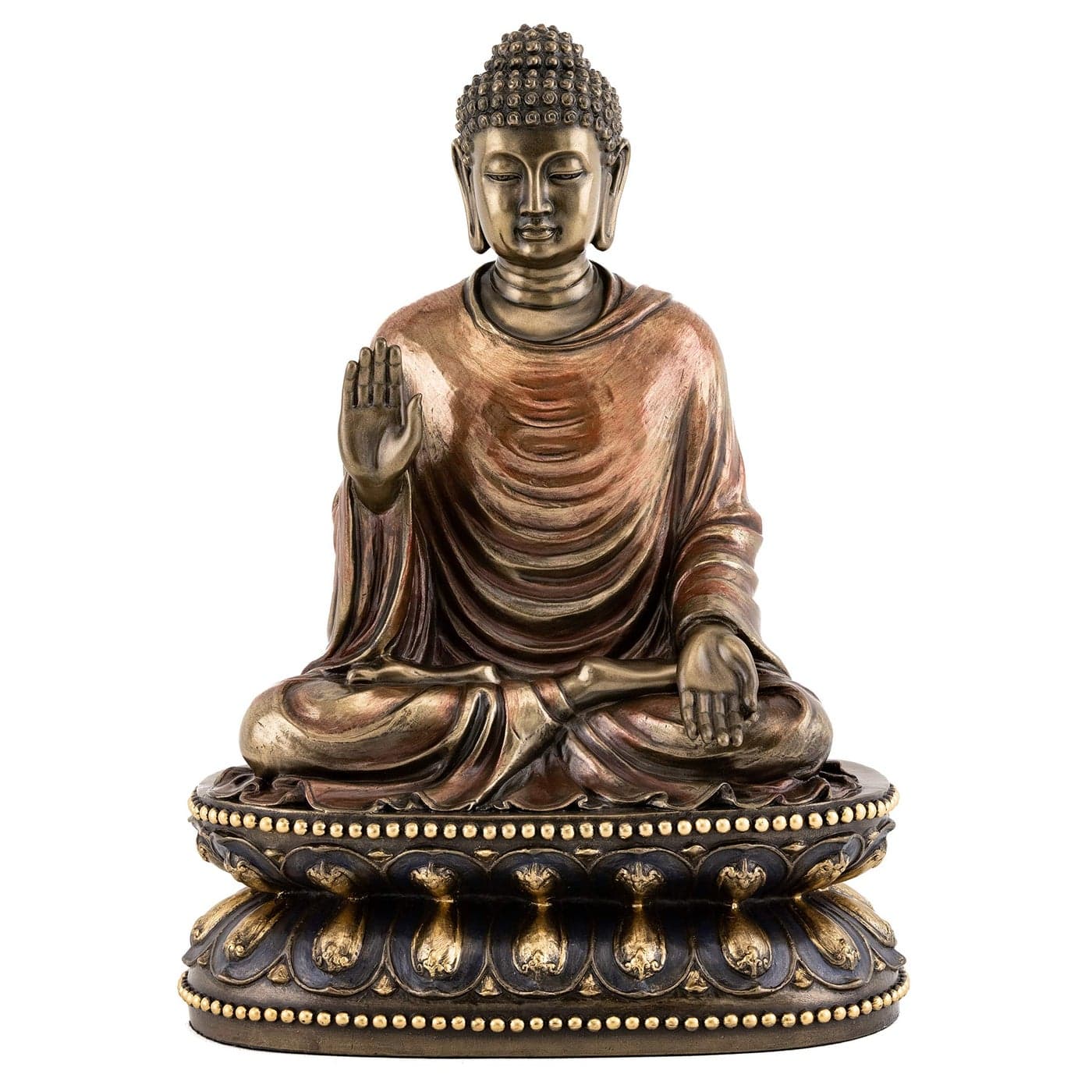 Top Collection Meditating Shakyamuni Buddha Statue Touching the Earth The Enlightened One Sculpture in Premium Cold Cast Bronze 9Inch Supreme Buddha Figurine