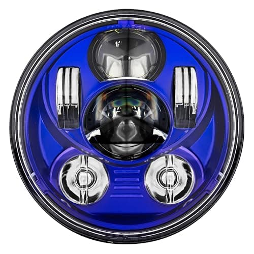 Eagle Lights Indian Scout Blue Headlight Kit - Fits 2014 to Current Scout 60, Scout and Bobber