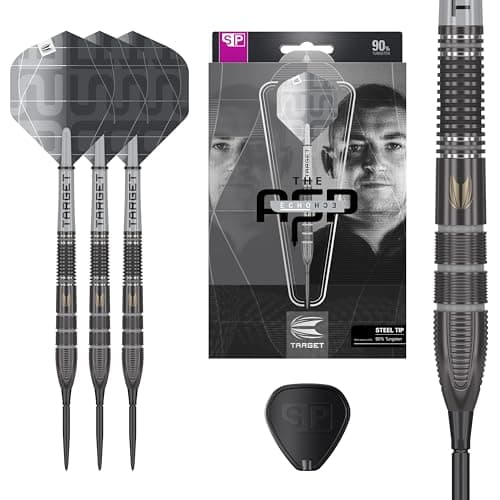 Target Darts Nathan Aspinall x Echo 90% Tungsten Steel Tip Swiss Point Dart Set – 23G ASP Player Edition Darts, Pro Grip Shafts & Pro Ultra No.2 Flights, SP Tool Included