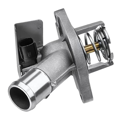 A-Premium Engine Coolant Thermostat Housing Assembly with Gasket Compatible with Chevrolet Malibu Colorado Cadillac ATS GMC Canyon Buick LaCrosse 2.5L