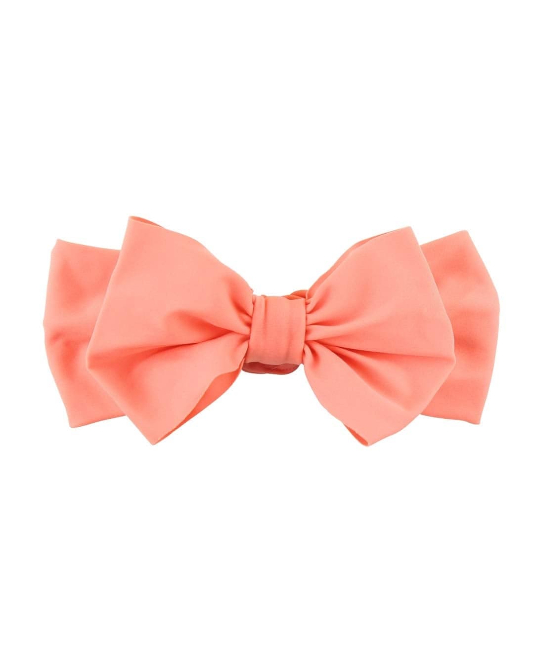RuffleButts® Girls Coral Swim Bow Headband - One Size