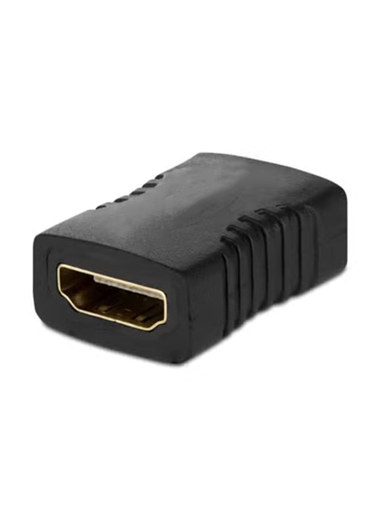 Female To Male HDMI Adapter Black/Gold
