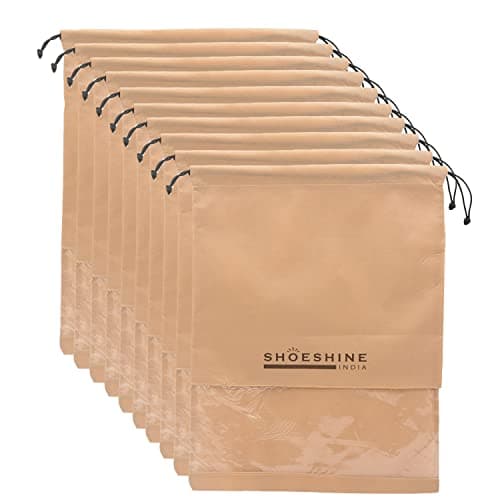 Shoeshine Shoe Bag for Travel & Storage Travel Organizer for Women & Men Travel Accessories Shoe Organizer Shoe Bags Pouches Travel Shoe Cover for Travelling Travel Essentials - Shoe Pouch