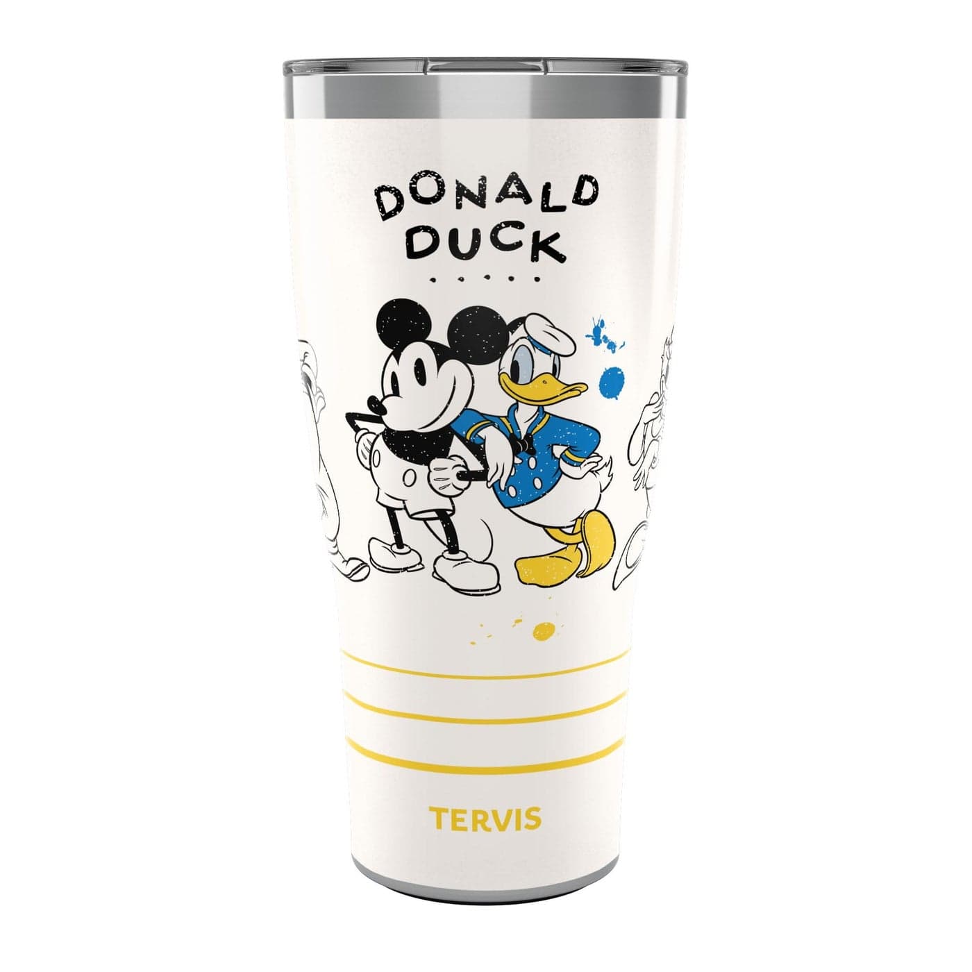 Tervis Traveler Disney Donald Duck and Friends Triple Walled Insulated Tumbler Travel Cup Keeps Drinks Cold Hot 30oz Stainless Steel