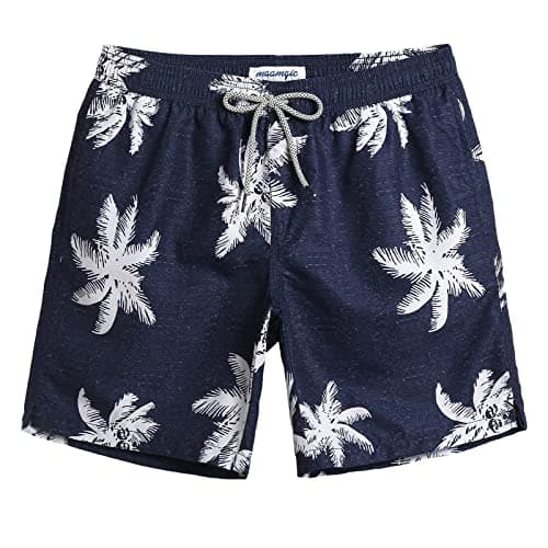 maamgic Mens Swim Trunks Quick Dry Swim Shorts with Mesh Lining Funny Swimwear Bathing Suits 7inch Bird Black X-Large