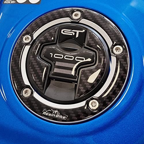 Resin Bike Motorcycle 3D Stickers Compatible with Suzuki GSX-S 1000 GT - 1000 GT+ 2022-2025. Tank Cap Protection from Impact and Scratches. Motorcycle Resin Stickers - Made in Italy