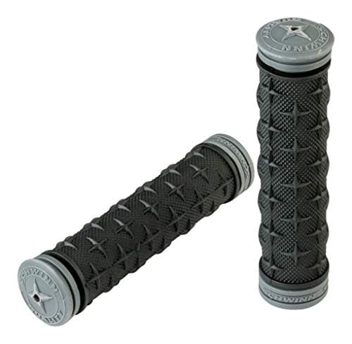 Schwinn Comfort Handlebar Grips, Set of 2, Compatible with Most Adult Bikes, Fits 22.2mm Handlebars, Dual Density for Comfortable Handling, Soft Cushion, Bike Handlebar Grips for Adult Bike or Scooter