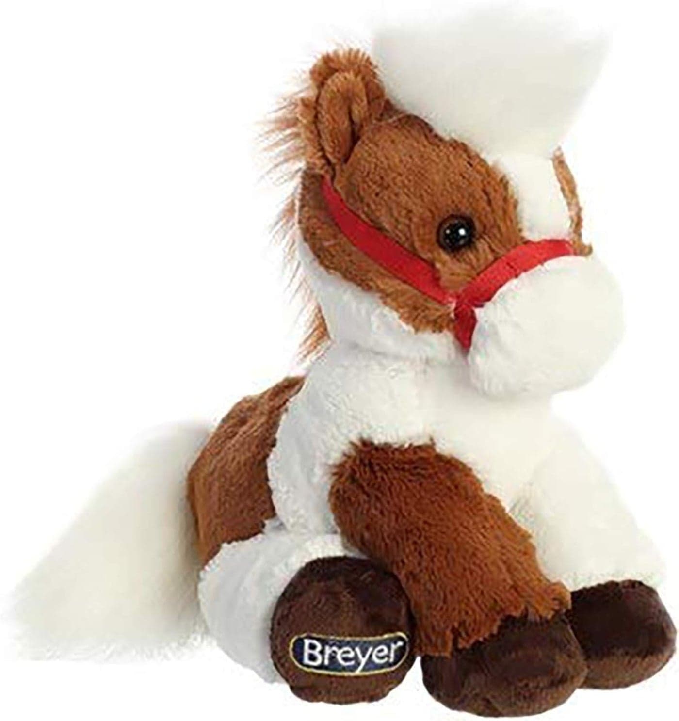 Breyer Aurora Exquisite Pinto Horse Stuffed Animal Realistic Detailing Imaginative Play Brown 11 Inches