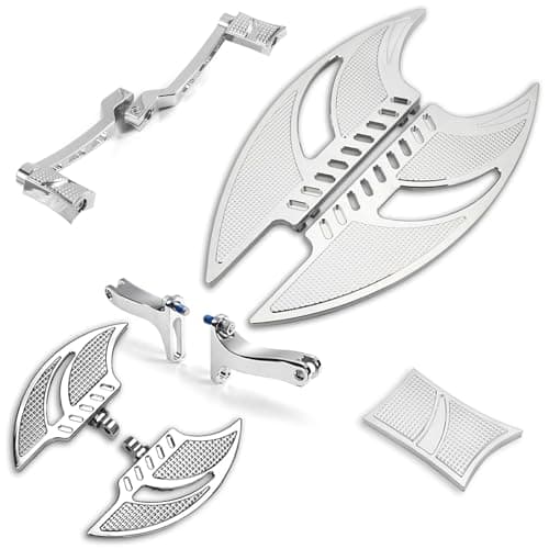 TOPRAMETAL for Harley Chrome floorboard Passenger footboards Road King FLHR Road Street Glide Ultra Limited Low FLHTKL Heel Toe Shift Lever 1980-2023
